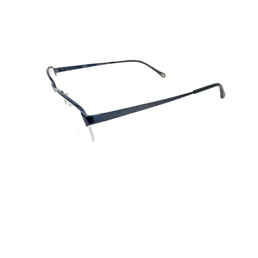 NEW Emozioni EM 4405 05BR Blue half rim rectangle glasses
